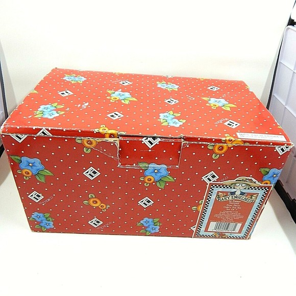 Mary Engelbreit Rose Patch Child's Tea Set By Enesco 1998 Set of 7 - Picture 11 of 12